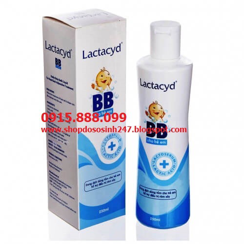 Sữa tắm gội lactacyd cho bé