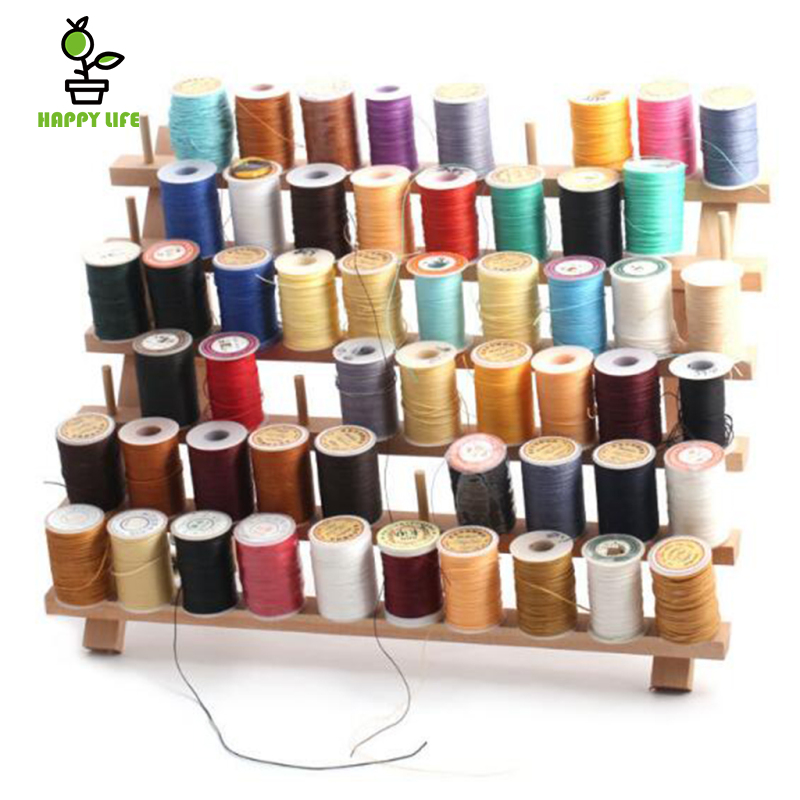 kệ gỗ Để Cuộn Chỉ (60 Cuộn)