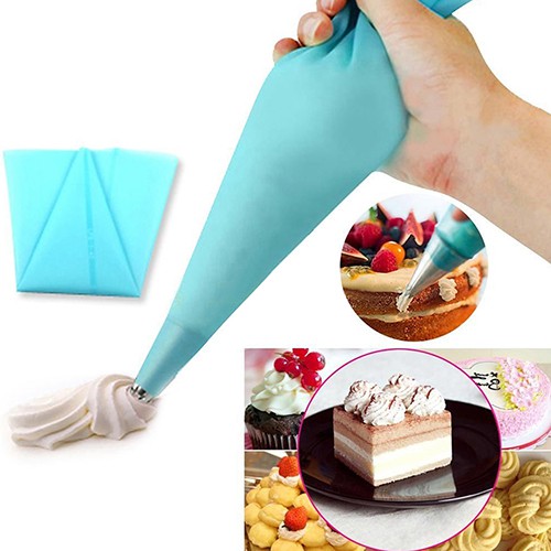 Túi silicone Đựng Kem Trang Trí Bánh diy Có Thể Tái Sử Dụng
