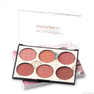 Bảng phấn má hồng 6 màu thiết kế họa tiết ngôi sao MISS ROSE