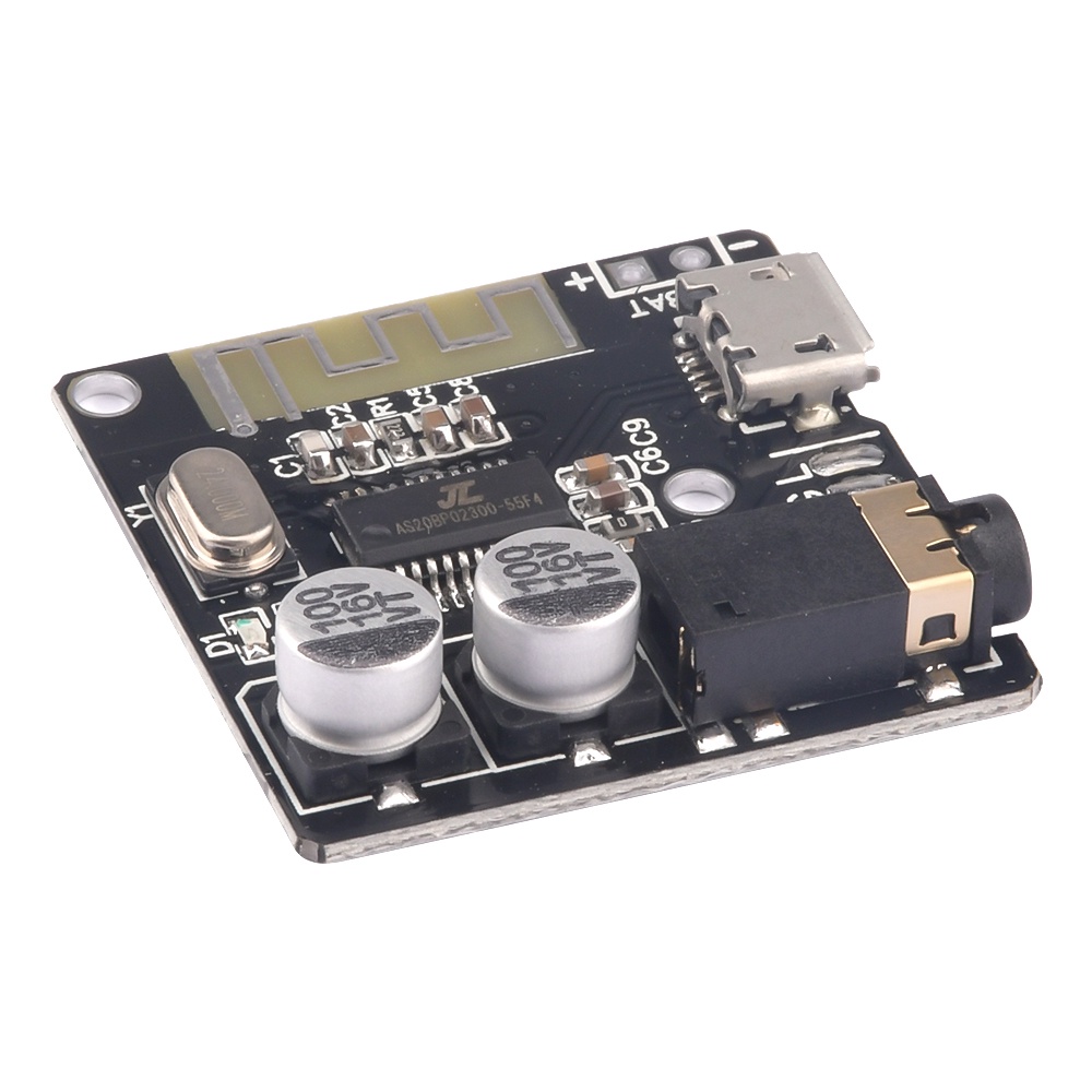 Mạch giải mã khuếch đại âm thanh Ziqqucu VHM-314 Bluetooth 5.0 MP3 chuyên dụng cho loa xe hơi