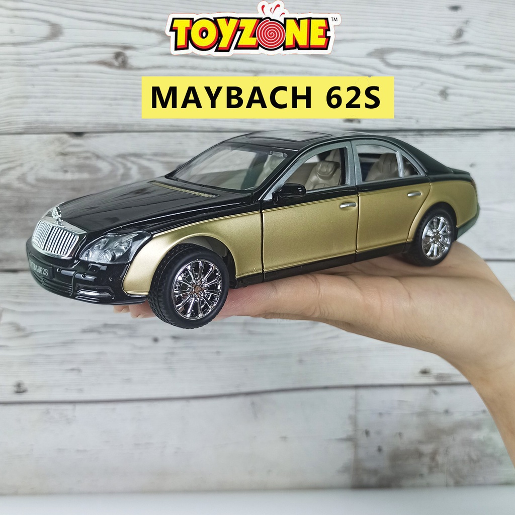 Xe Mô Hình MAYBACH 62S 1:24 Hãng XLG, Thân Xe Kim Loại, Có Đèn Và Âm Thanh