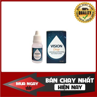 Dung dịch nhỏ mắt áp tròng Hàn Quốc Vision Drop + 15ml