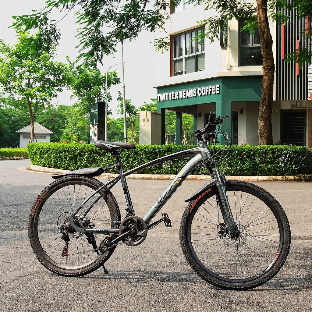 Xe Đạp Thể Thao ADIMAN A400 Chính Hãng Kiểu Dáng Mới Đẹp, Khung Sườn Chắc Chắc, Bánh 26x1.95 Bảo Hành 1 Năm