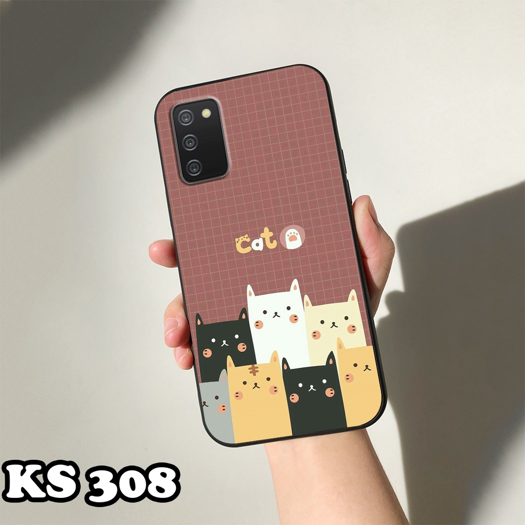 Ốp lưng Samsung A02s - Samsung A02 - Samsung A01 - Ốp in hình LoveCat - Chất liệu TPU siêu bền