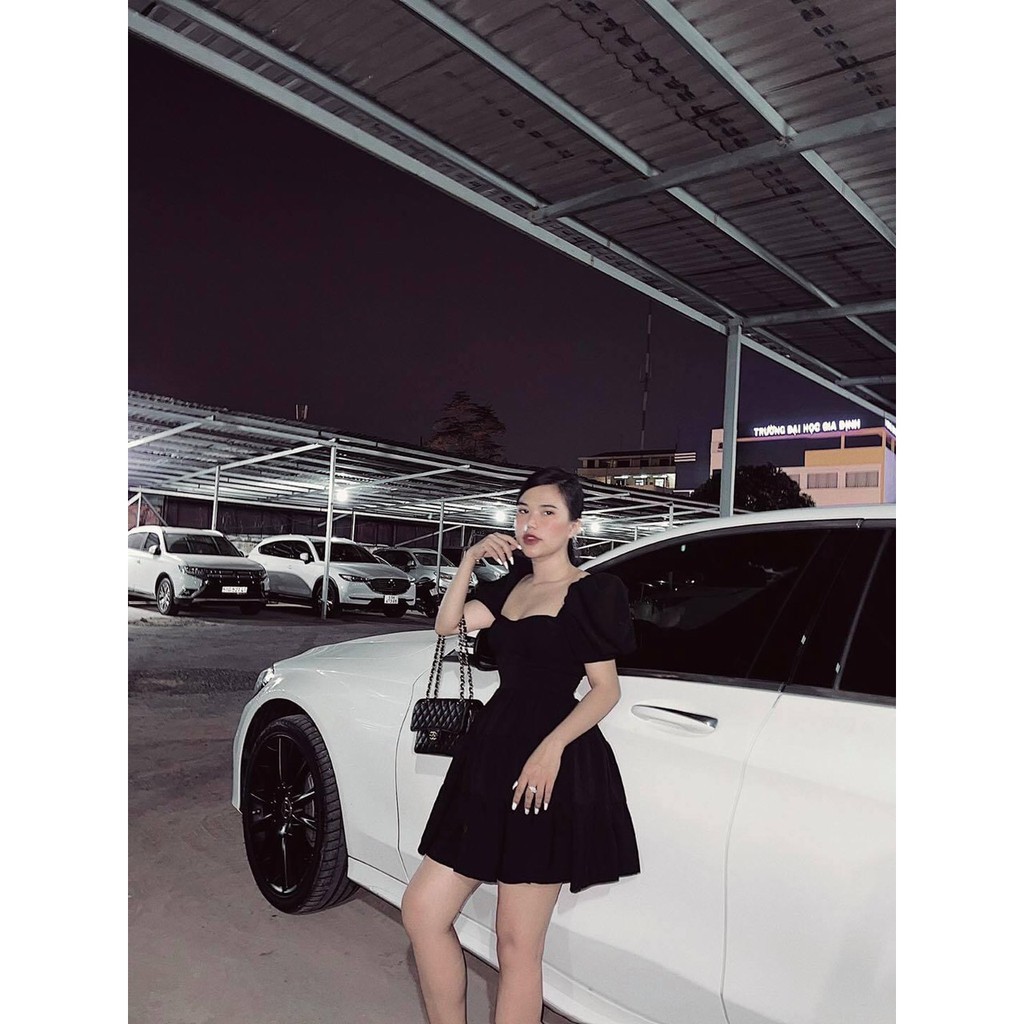 [HOT TREND 2021] Váy Xòe Cúp Ngực Tay Bồng - Đầm Nữ Xinh | BigBuy360 - bigbuy360.vn