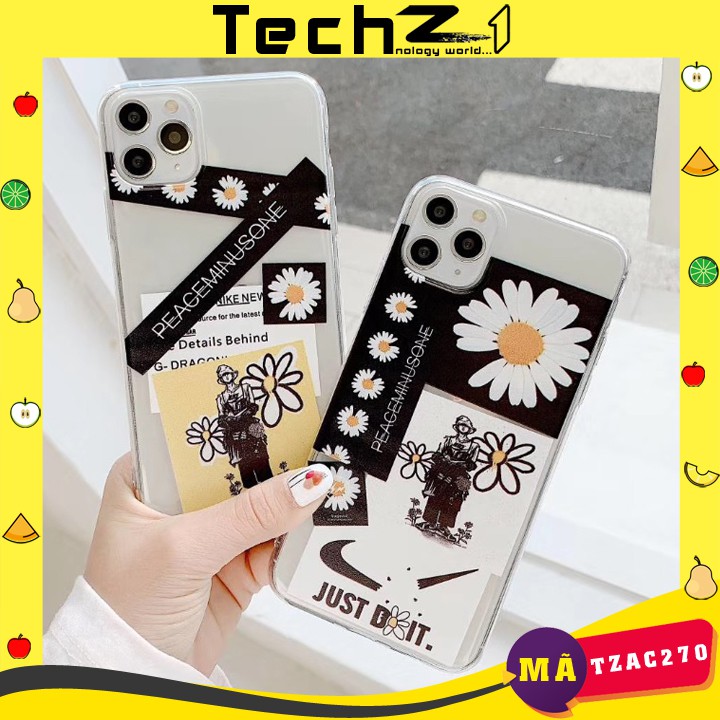 Ốp Lưng iPhone 6/6S/6Plus/6SPlus/7/8/7Plus/8Plus/X/XS/XSMax/11/11Pro/11Max Hoa Cúc G-Dragon - Mã TZAC270