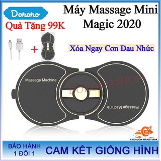 ✅[HÀNG CHÍNH HÃNG]✅Máy Massage Mini Xung Điện Magic 2020 Tặng kèm dây sạc + 2 miếng dán Trị giá 99K