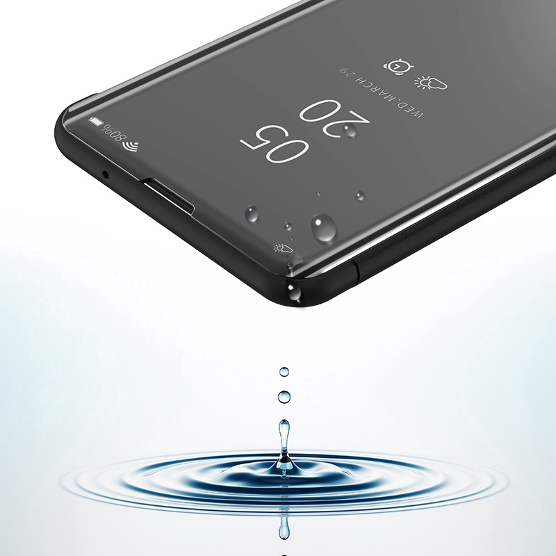 Bao da điện thoại nắp lật mặt gương sang trọng cho LG V30 Plus V40 V50 G8 Q60 K50 K50s V60 K61