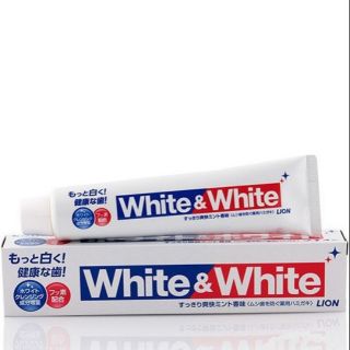 Kem đánh răng White & White Nhật Lion 150g