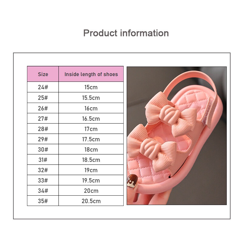 Xăng đan Công Chúa Đế Mềm Chống Trượt Hở Ngón Dành Cho Bé Gái