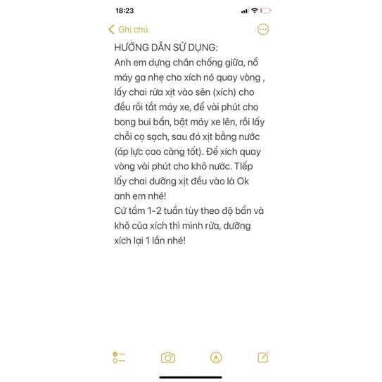 COMBO 3 món gồm Xịt dưỡng và xịt rửa sên và chổi cọ sên xích xe máy hãng BZ - giá rẻ dùng cực êm ái hiệu quả