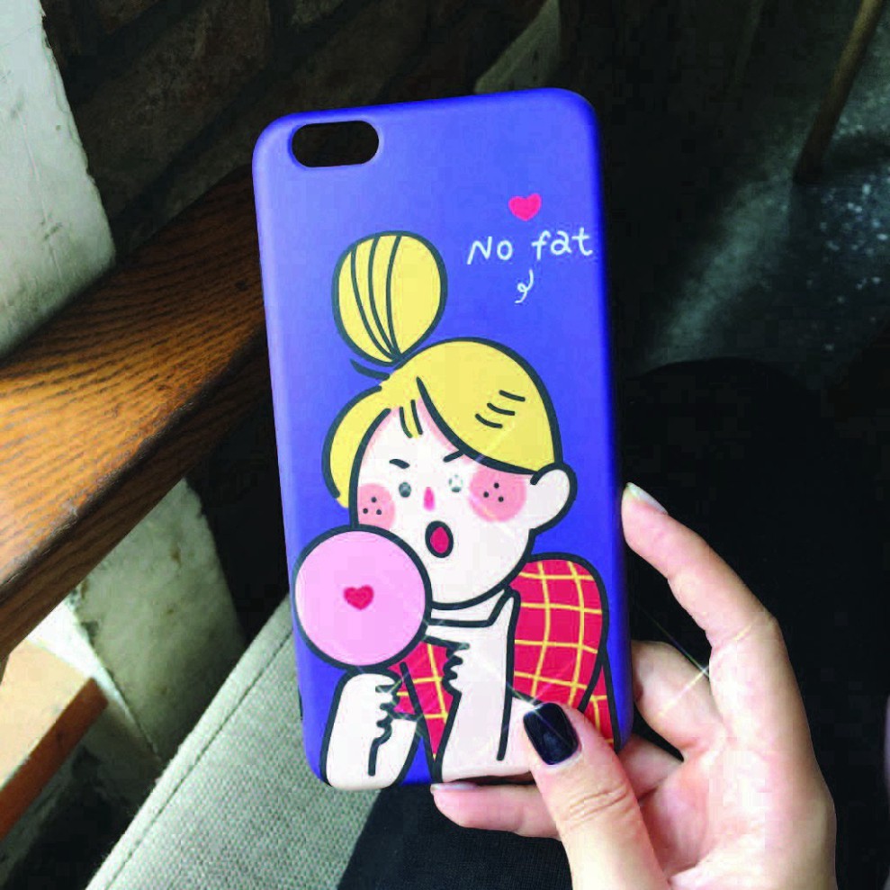 Ốp Lưng Iphone ⚡ Ốp Lưng Điện Thoại Iphone No Fat Rick Girl ⚡ Full Size Từ Iphone 6 - 11 Promax - Tuấn Case 75