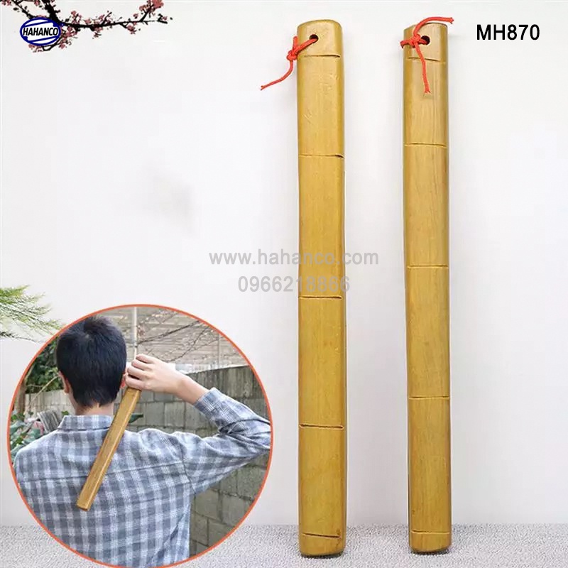 Cây Đập Lưng Phát Ra Tiếng Kêu Bằng Gỗ Thơm HAHANCO Đập Tan Đau Nhức Lưng - MH870