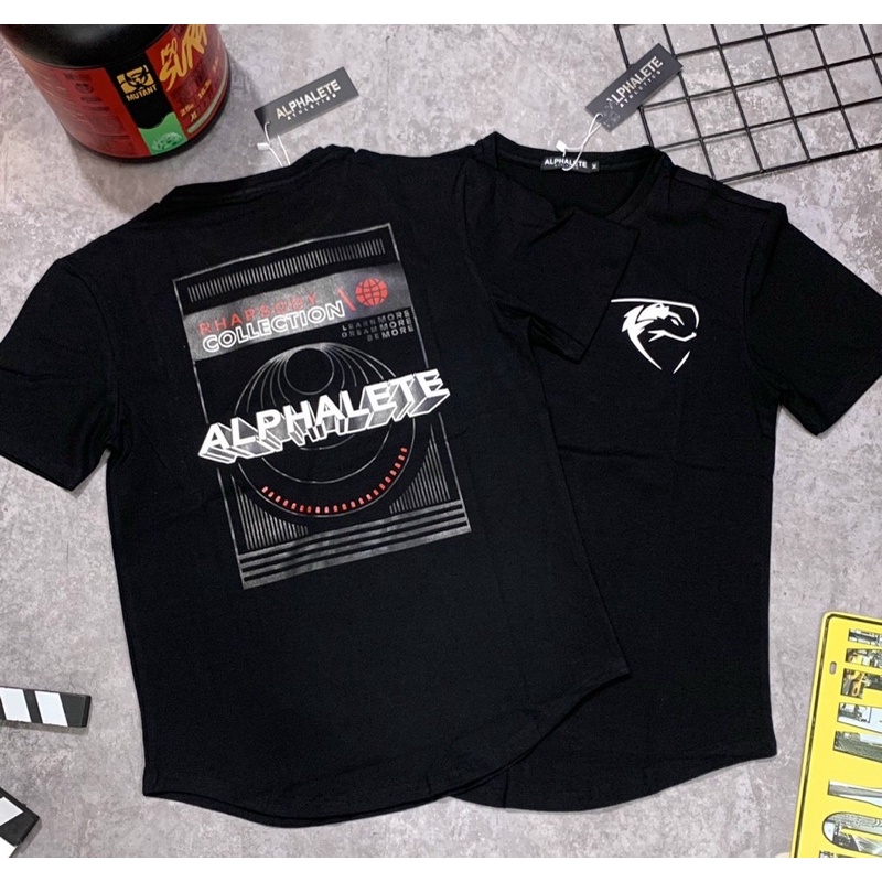 [sale sốc] áo gym nam ALPHALETE cự chất,áo thun nam cotton 100%