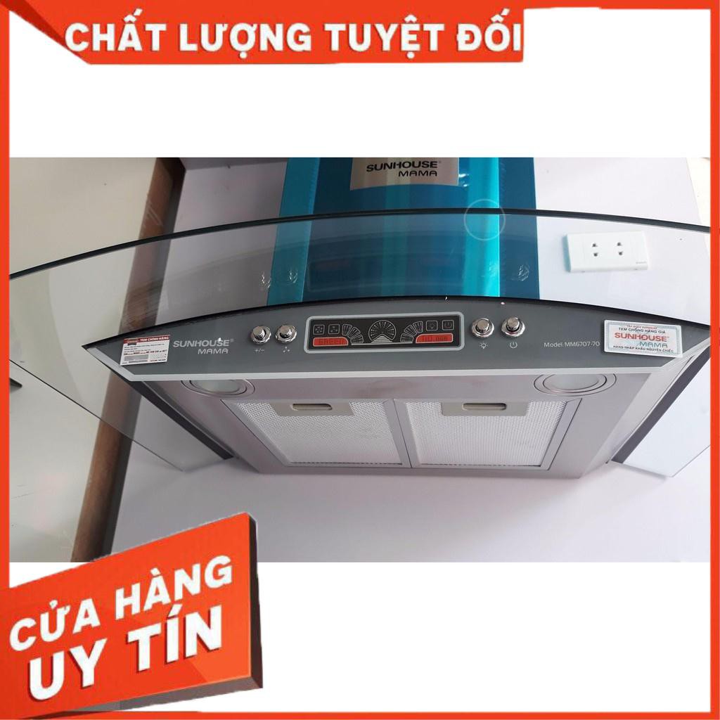 MÁY HÚT MÙI KÍNH CONG SUNHOUSE MAMA MM6707-70