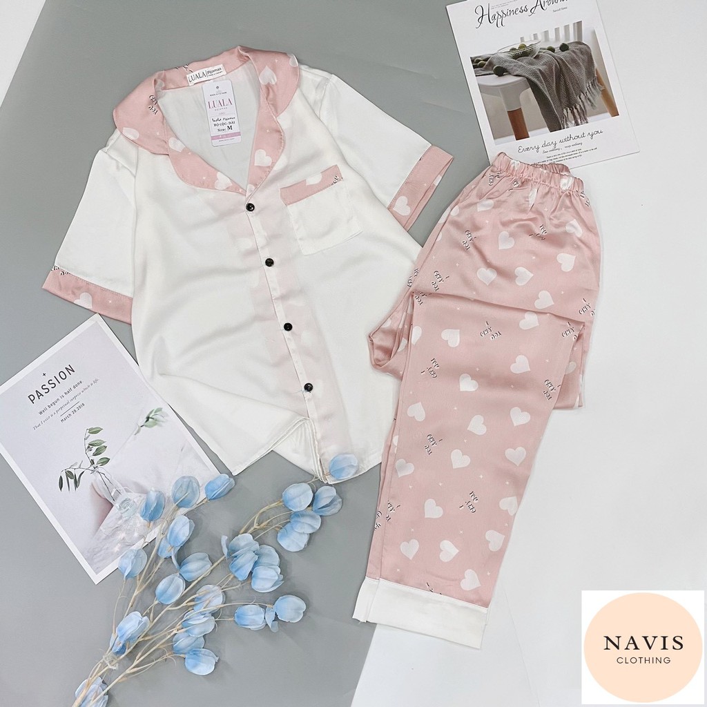 [THANH LÝ HÀNG LỖI] Pyjama lụa satin mẫu mới