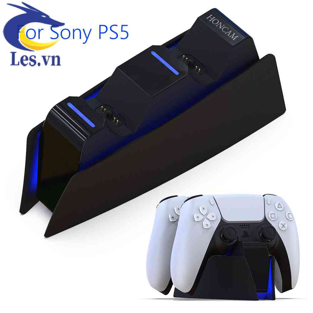 Đế Sạc Đôi Không Dây Cho Tay Cầm Chơi Game PS5