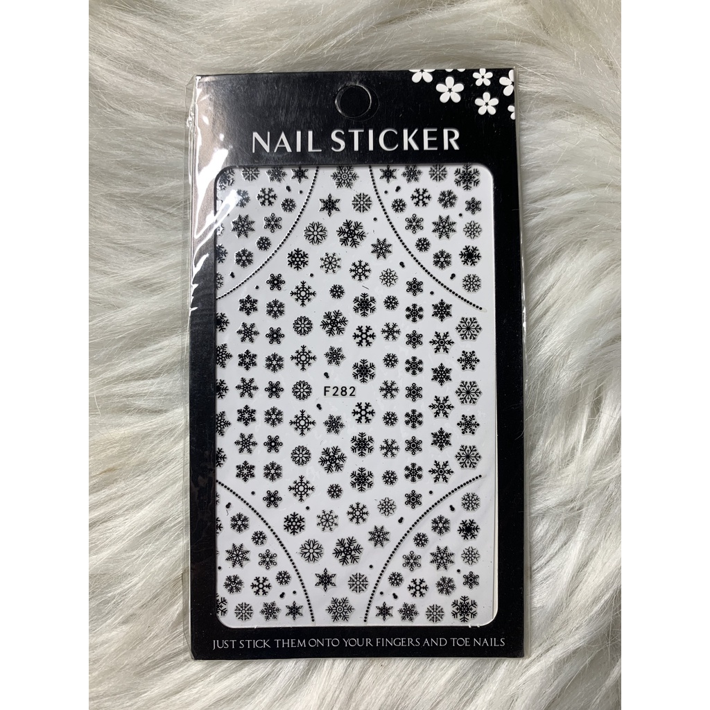 Sticker Trang Trí Móng Noel Siêu Đẹp