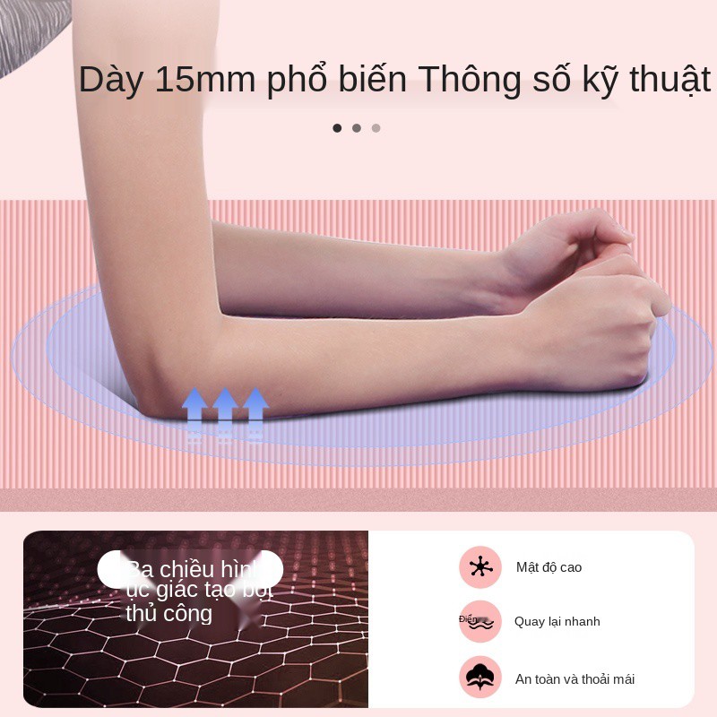 Thảm tập yoga Trung Âu dành cho người mới bắt đầu trải rộng và kéo dài độ dày chống trượt nữ lót sàn dance nam g