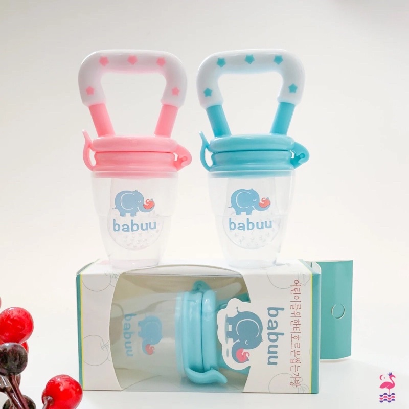 Túi nhai ăn dặm chống hóc Babuu Baby 1 núm cho bé