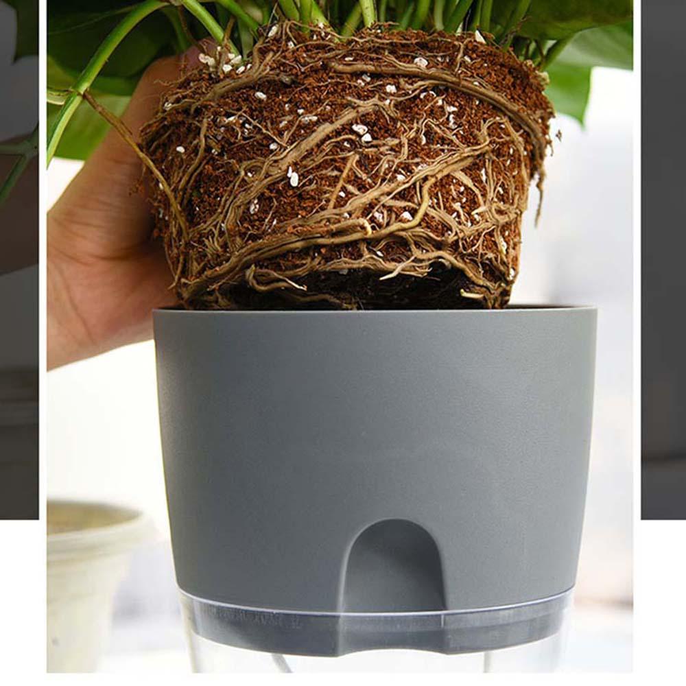 HARRIETT Chậu Trồng Cây Thủy Canh Để Bàn Có Lỗ Lọc Không Khí Dùng Trang Trí Ngoài Trời