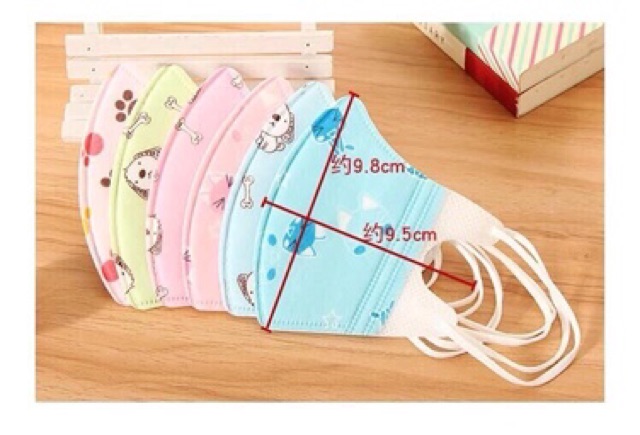 COMBO 5 CHIẾC KHẨU TRANG KHÁNG KHUẨN BẢO VỆ AN TOÀN CHO BÉ 3-7 tuổi | BigBuy360 - bigbuy360.vn