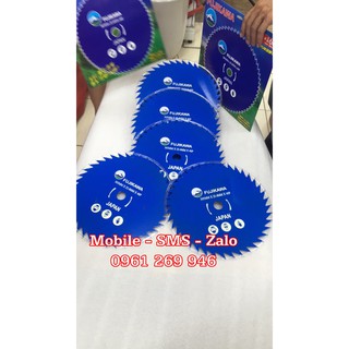 Lưỡi cắt cỏ tròn Nhật hợp kim sắc bén màu xanh