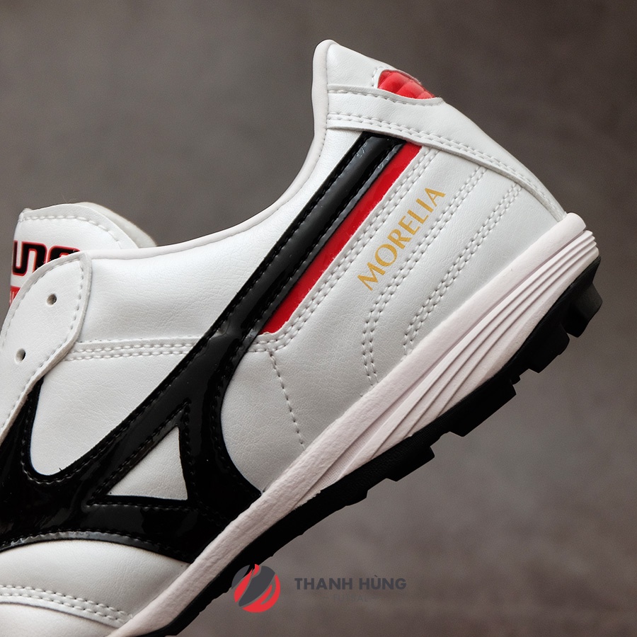 GIÀY ĐÁ BÓNG CHÍNH HÃNG MIZUNO MORELIA TF - Q1GB190209 - TRẮNG/ ĐEN