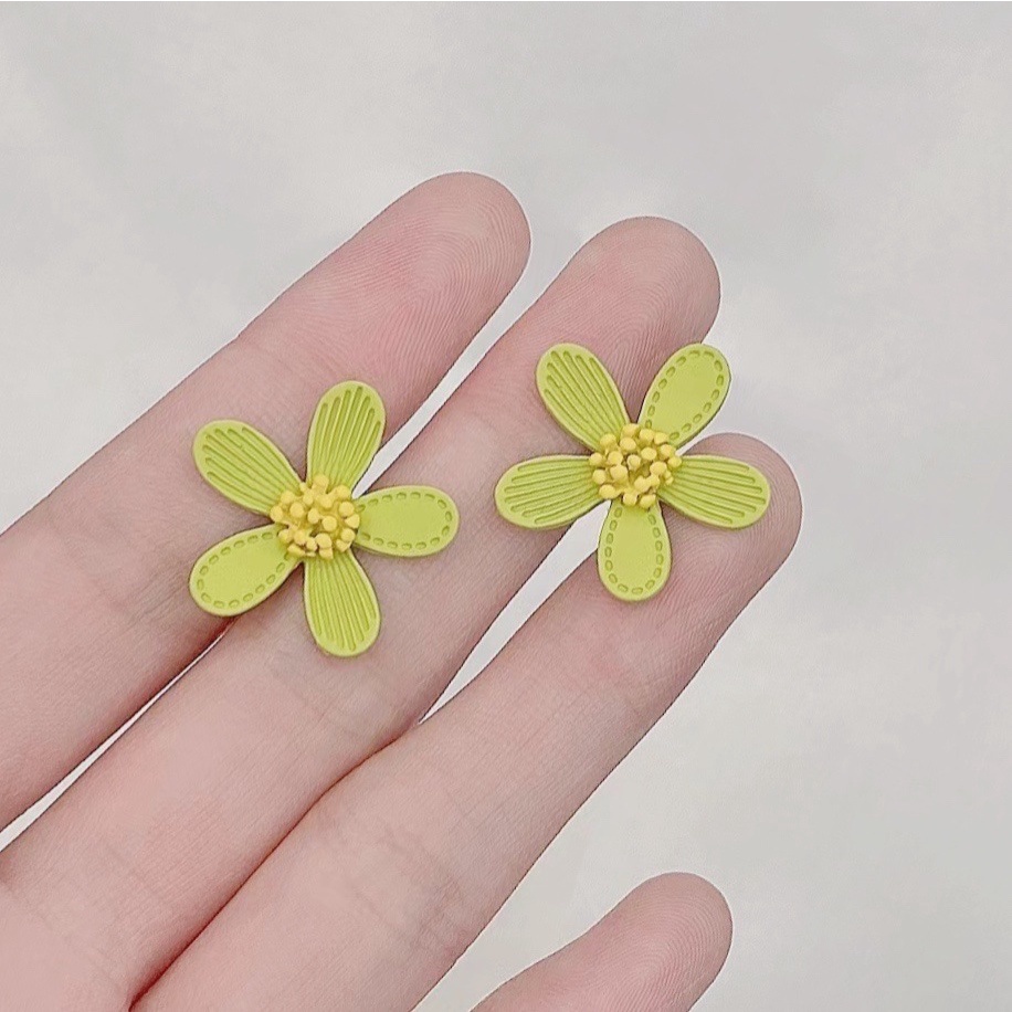 Khuyên Tai Kim Bạc Phong Cách Thời Trang Hàn Quốc Đơn Giản Cho Nữ