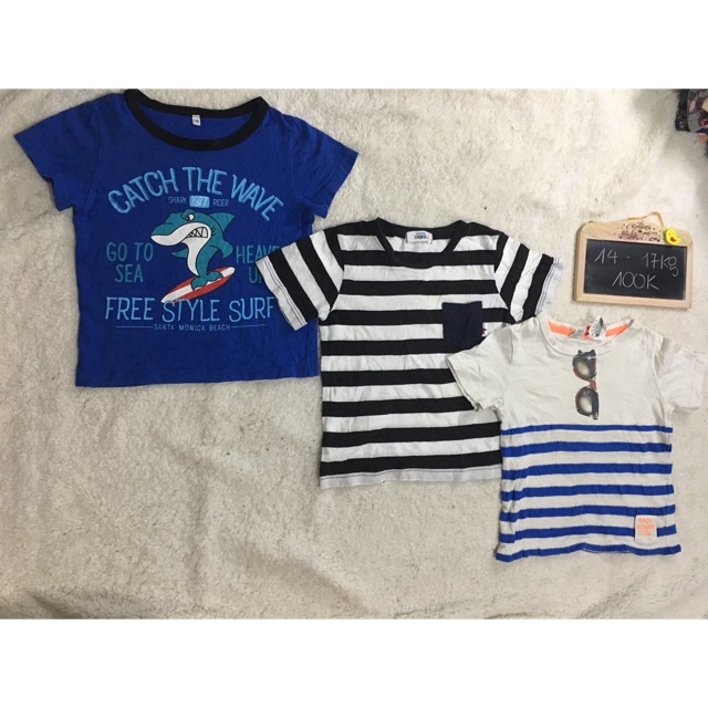 Áo thun bé trai 2 hand