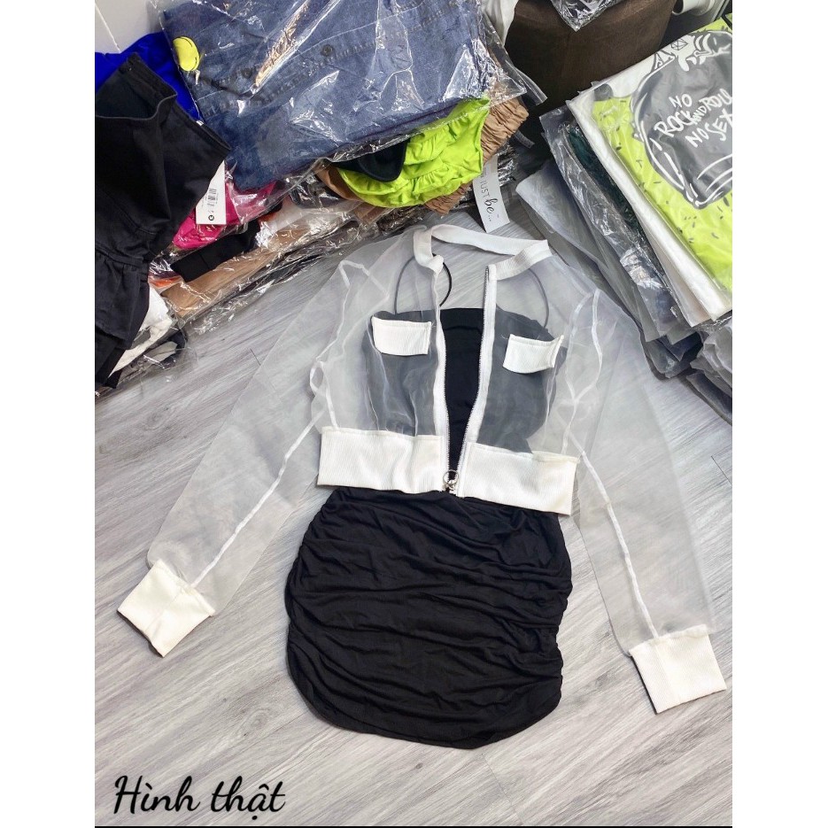 Áo khoác chất vải Voan Kiến xịn sò Cam Kết Hàng Y Hình Kèm Ảnh Thật Chính Chủ ( Size dưới 53kg )