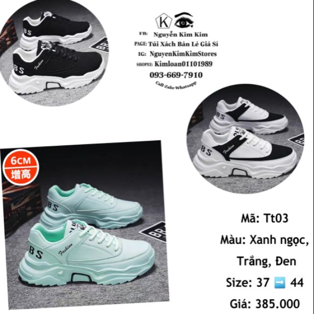 Giày đế cao nam Toldo TT03