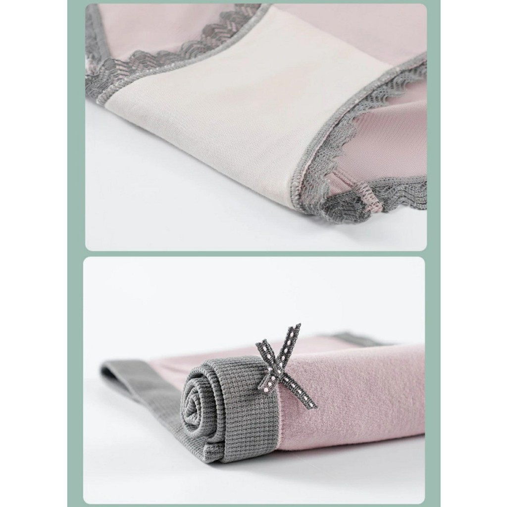 Quần Cotton Viền Ren Gợi Cảm Quyến Rũ MS1191