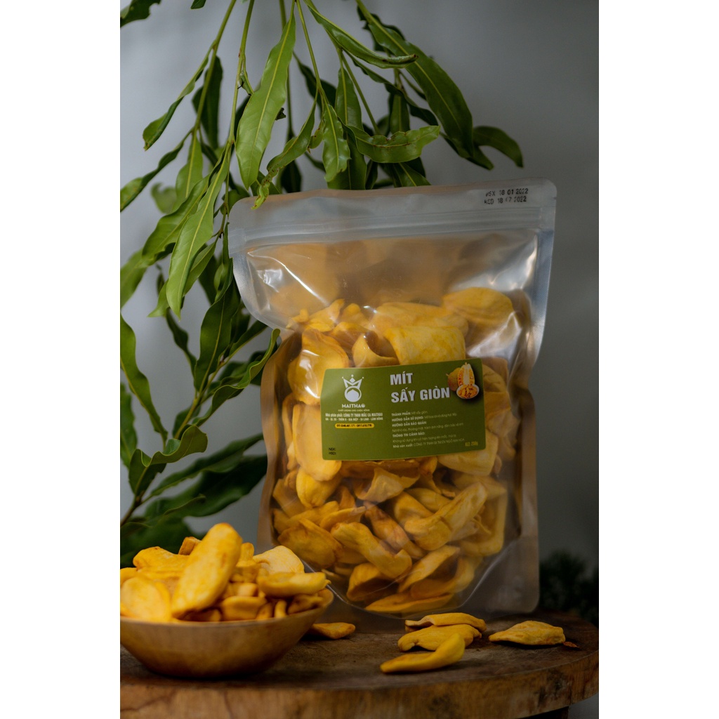 Mít sấy giòn Mai Thao đặc sản Đà Lạt túi 250g