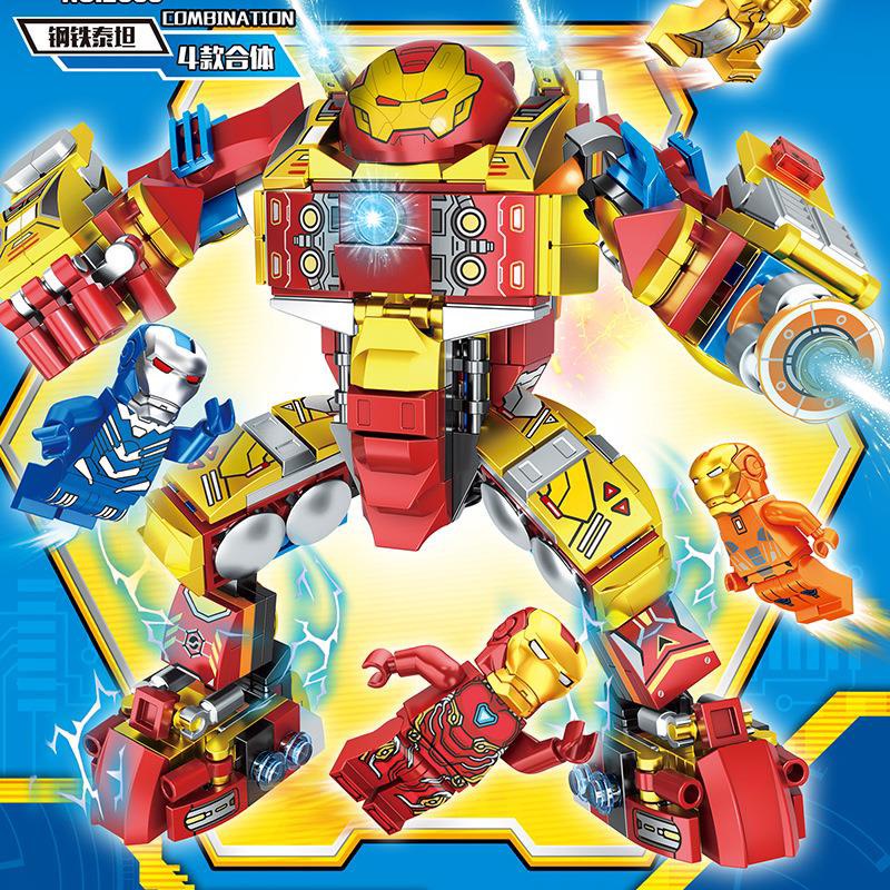 Bộ đồ chơi xếp hình Legoo biệt đội Iron Man mecha