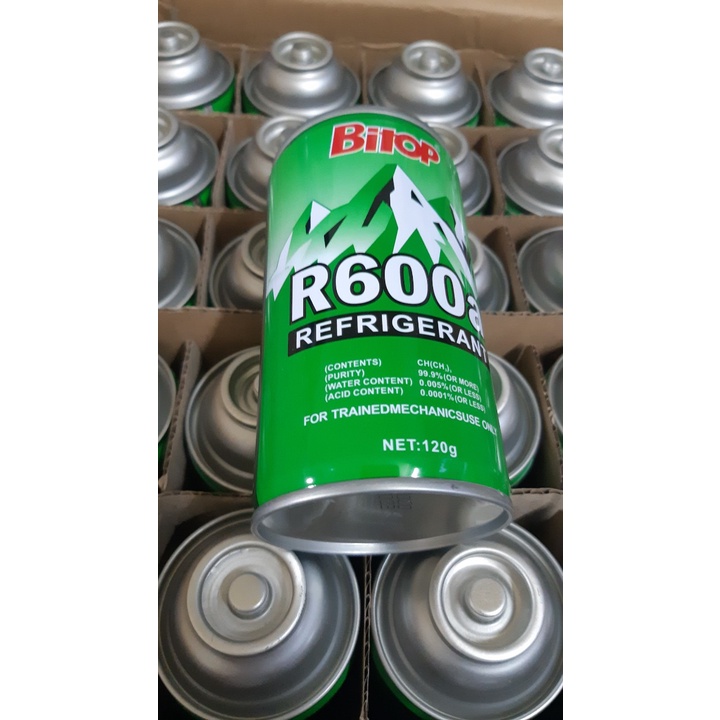 Gas lạnh R600 Bitop dạng lon chuyên dùng cho các dòng tủ lạnh
