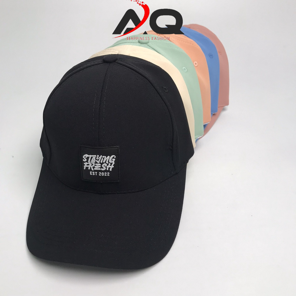 Mũ Lưỡi Trai STAYING FRESH nam nữ Nón Lưỡi Trai Phong Cách Nón Kết Form Mềm Vải Cotton 1 Lớp Hot Trend