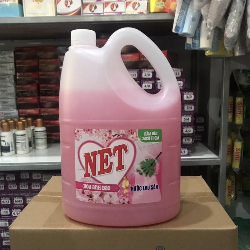 Nước Lau Sàn NET Đậm Đặc Sạch Thơm 3,8kg