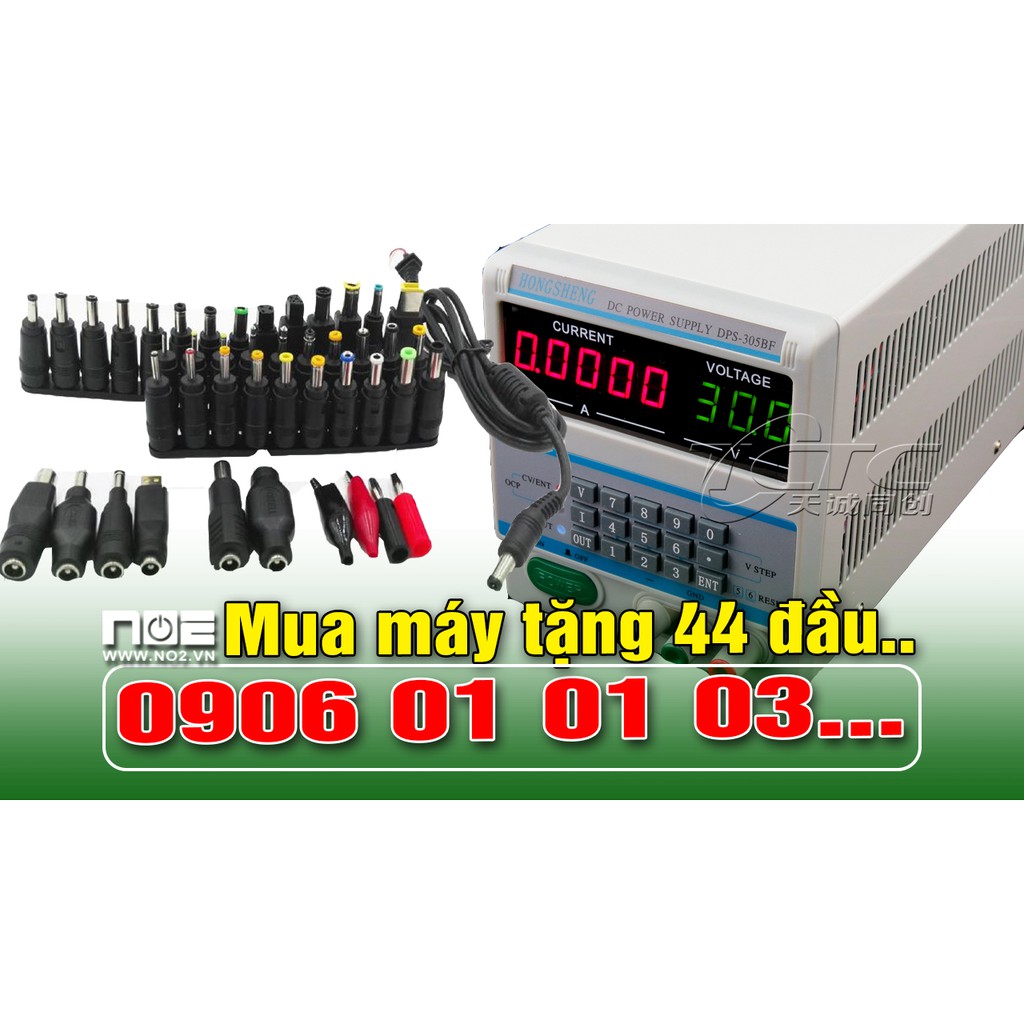 Máy cấp nguồn Đa Năng cho laptop DPS-305BF- 30v- 5a + TẶNG FULL ĐẦU SẠC