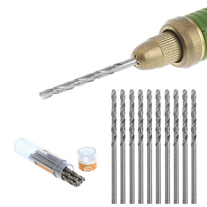 Bộ 10 Mũi Khoan Nhỏ Hss 2.4mm Đa Năng