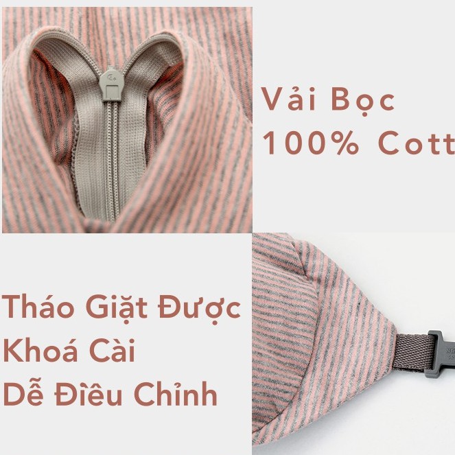 Gối cổ du lịch đa năng STUDIO 77 (Xám sọc/Stripe Grey)