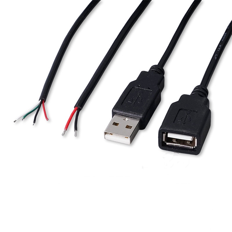 Cáp Nguồn Nối Dài 30cm 2 pin usb 2.0 a 4 pin 5v Tiện Dụng