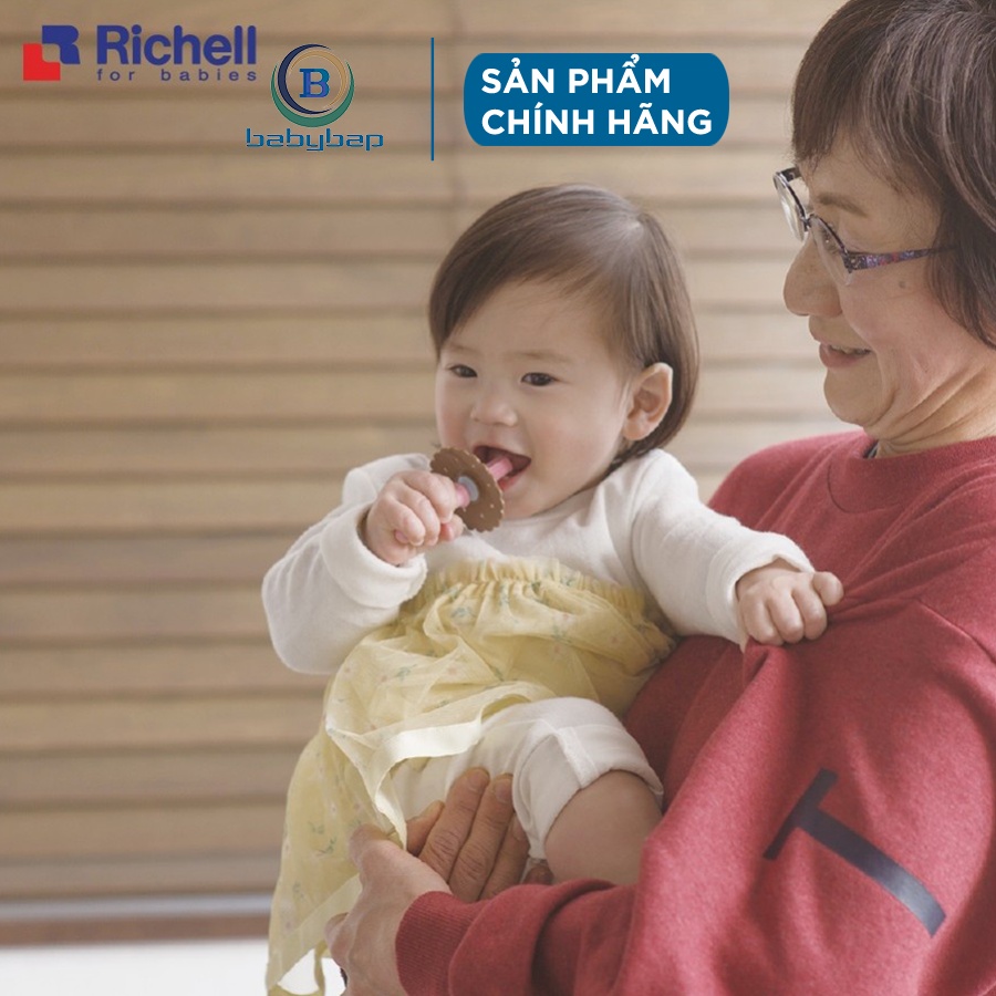 Bàn Chải Đánh Răng Bước 2 T.L.I Richell Dành Cho Bé Từ 6 Tháng Tuổi