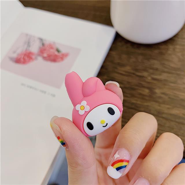 Phụ kiện bảo vệ dây cáp sạc hình Hello Kitty dễ thương