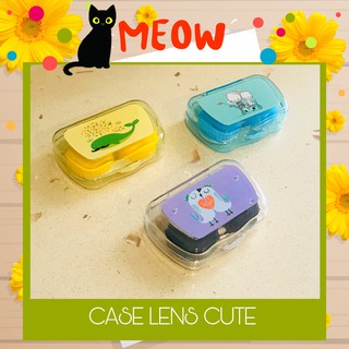 Khay Lens Cute full dụng cụ đeo kính áp tròng