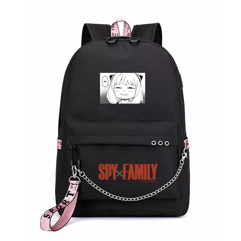 Balo thông minh in hình Anya Gia Đình Điệp Viên Spy x Family anime chibi đi học tiện lợi