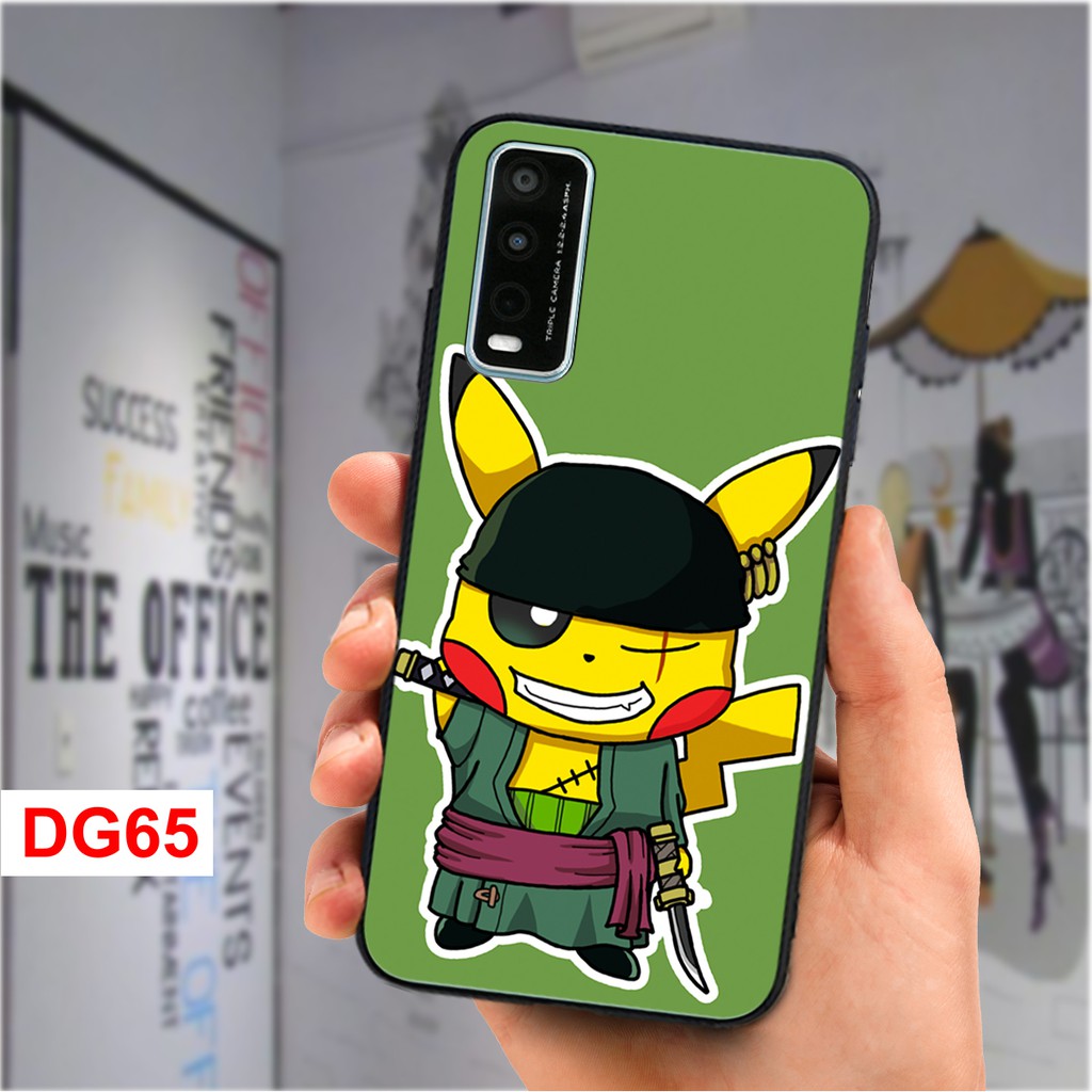 Ốp Lưng Vivo Y20 - Y20s - Y12s In Hình Siêu Anh Hùng Pikachu Siêu Ngầu - Cute