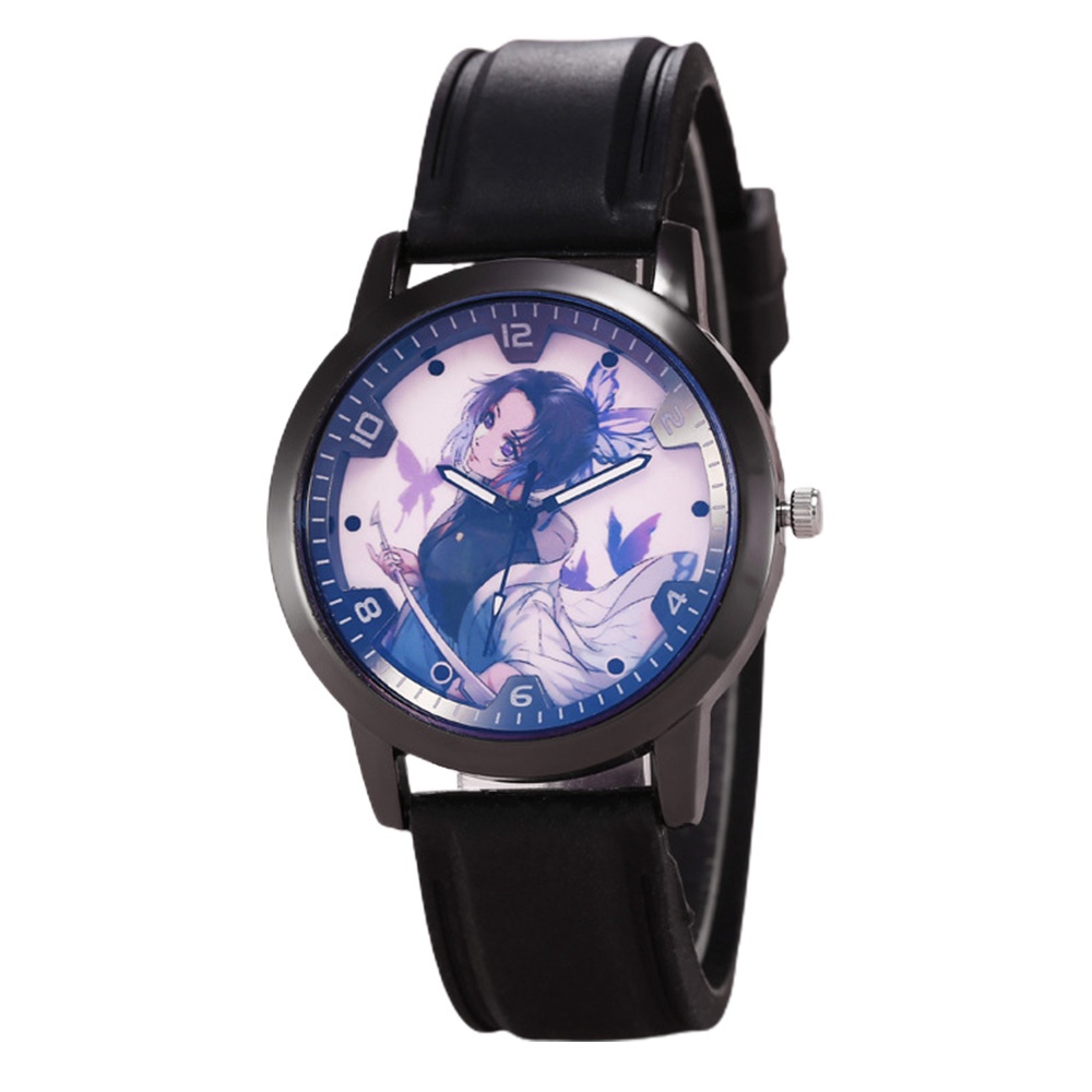 Đồng Hồ Quartz Họa Tiết Hoạt Hình Anime Dùng Làm Quà Tặng Sinh Nhật Cho Bé