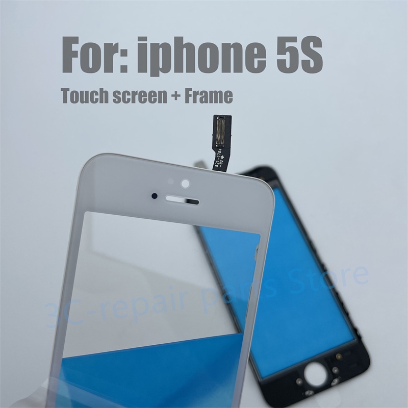 Màn hình cảm ứng mới + Khung viền cho iphone 5 5S 5C 6 6S Plus iphone 7 7plus 8 8plus Bộ số hóa kính phân tán Kính ngoài
